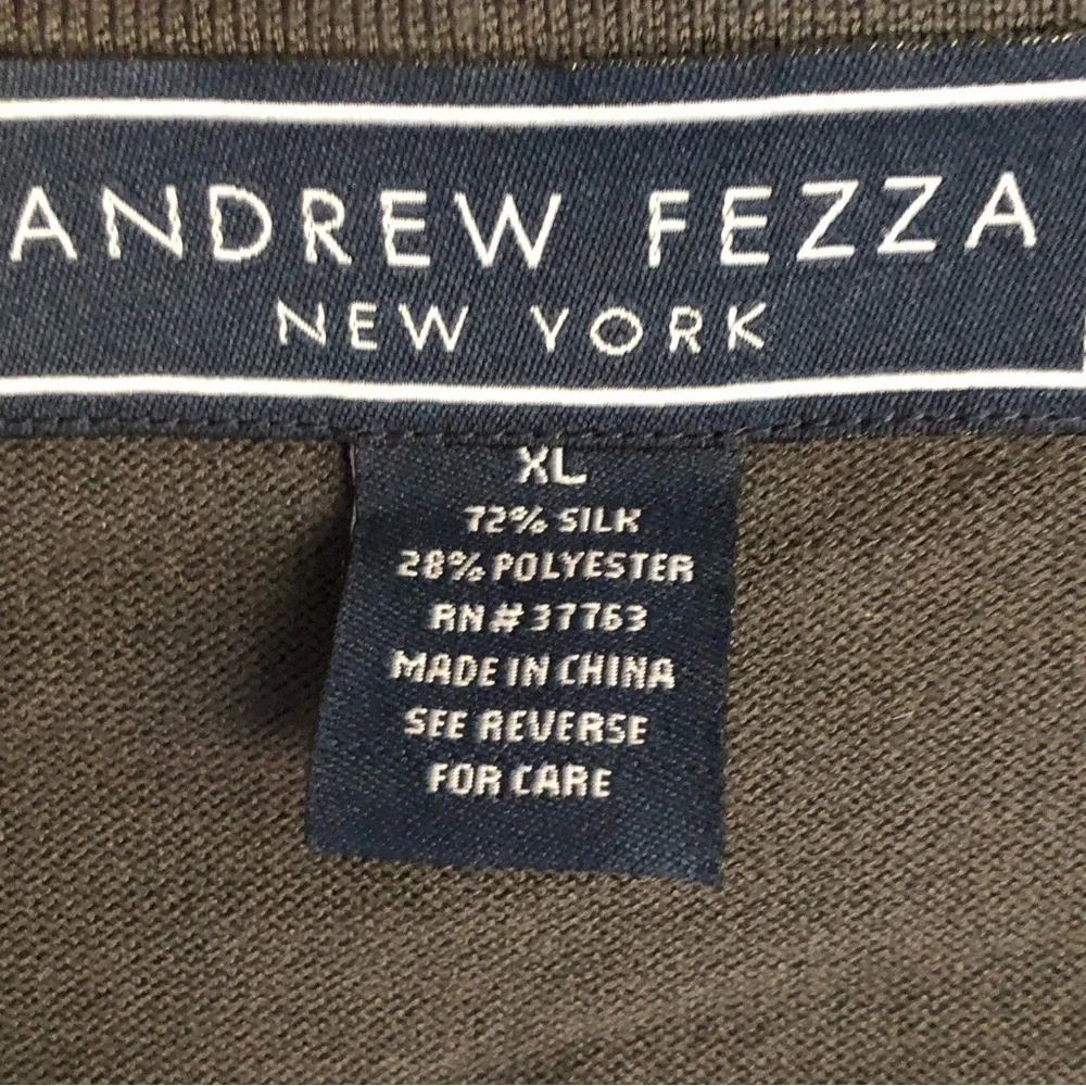 Andrew Fezza New York Silk Blend Knit Vest XL